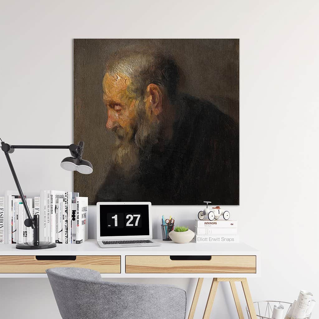 Oliestudie van een oude man (Rembrandt)