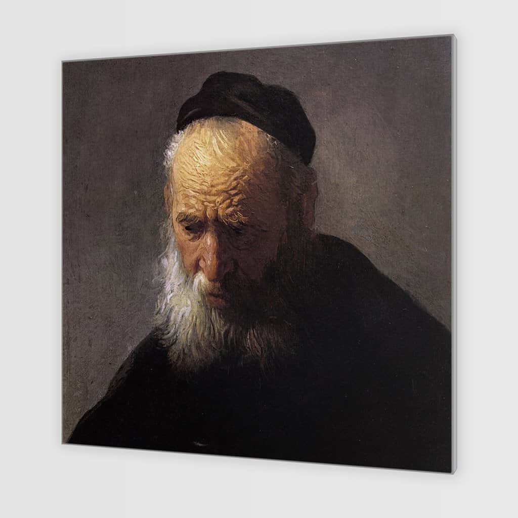 Oliestudie van een oude man (Rembrandt)