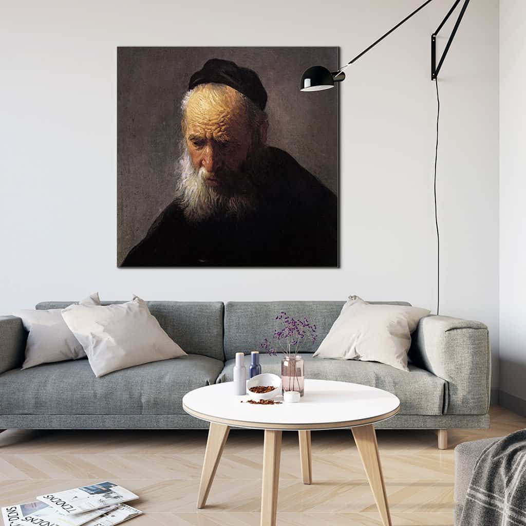 Oliestudie van een oude man (Rembrandt)