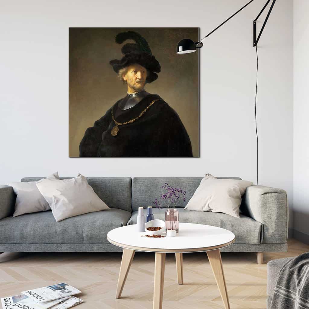 Oude man met een gouden ketting (Rembrandt)