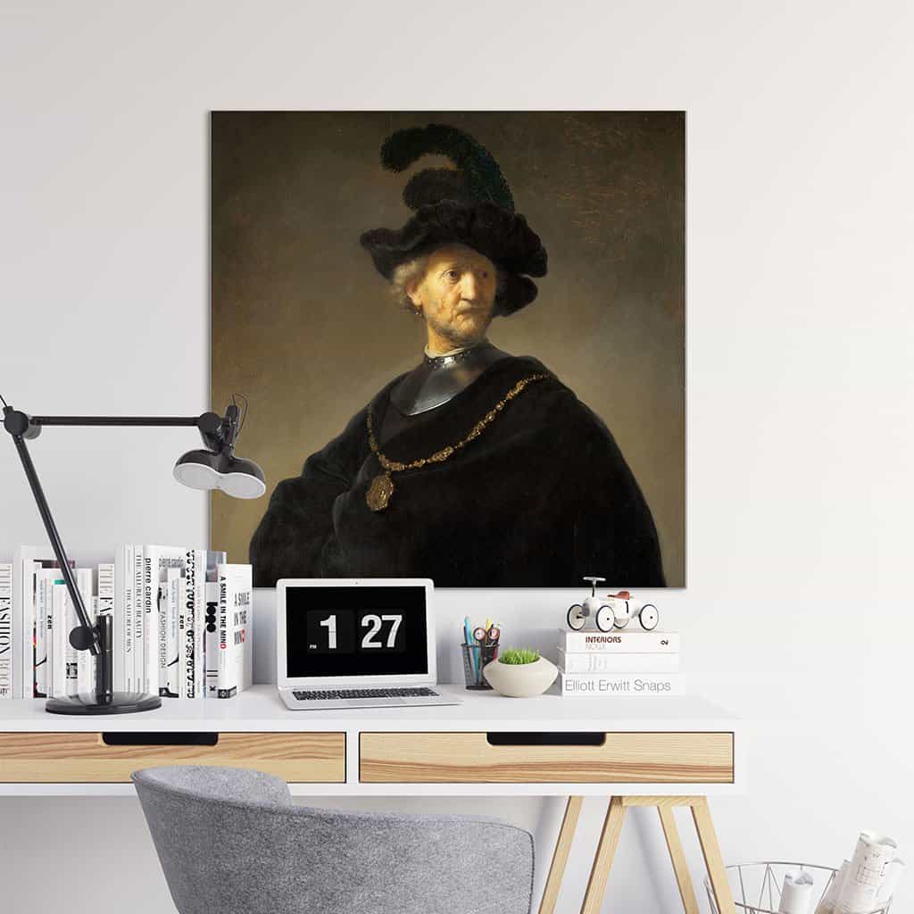 Oude man met een gouden ketting (Rembrandt)