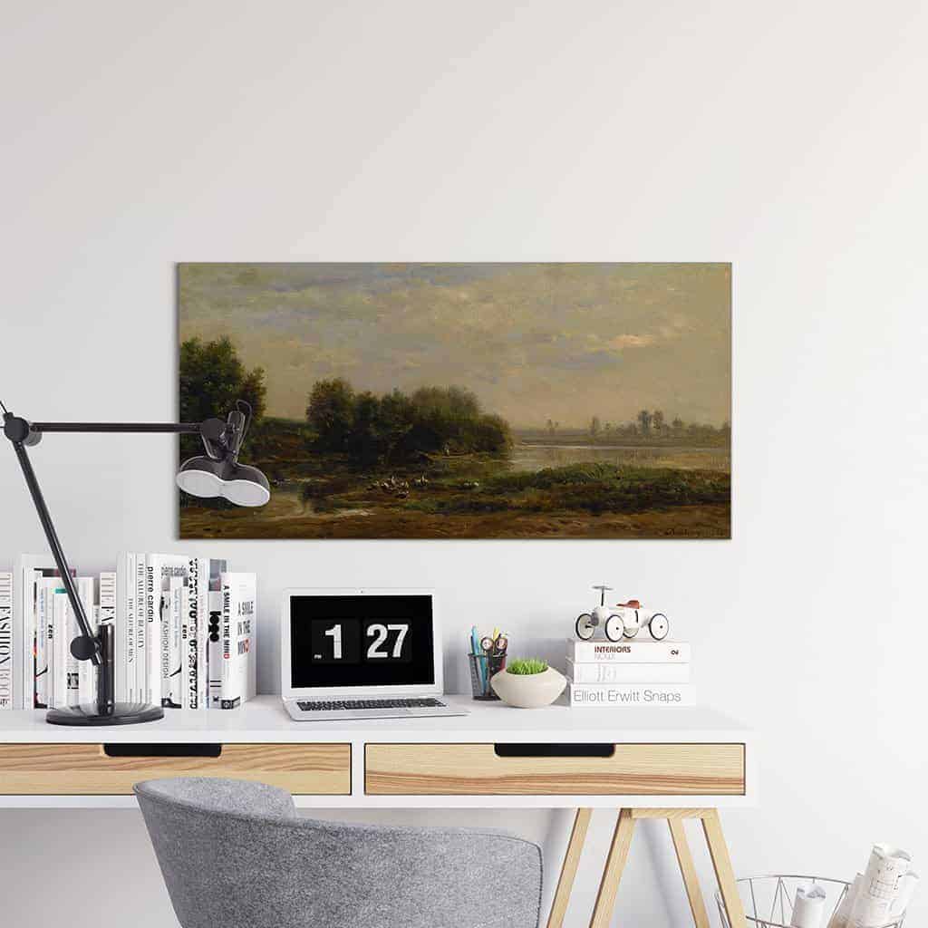 Op de Oise - Charles François Daubigny