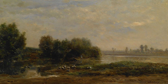 Op de Oise - Charles François Daubigny