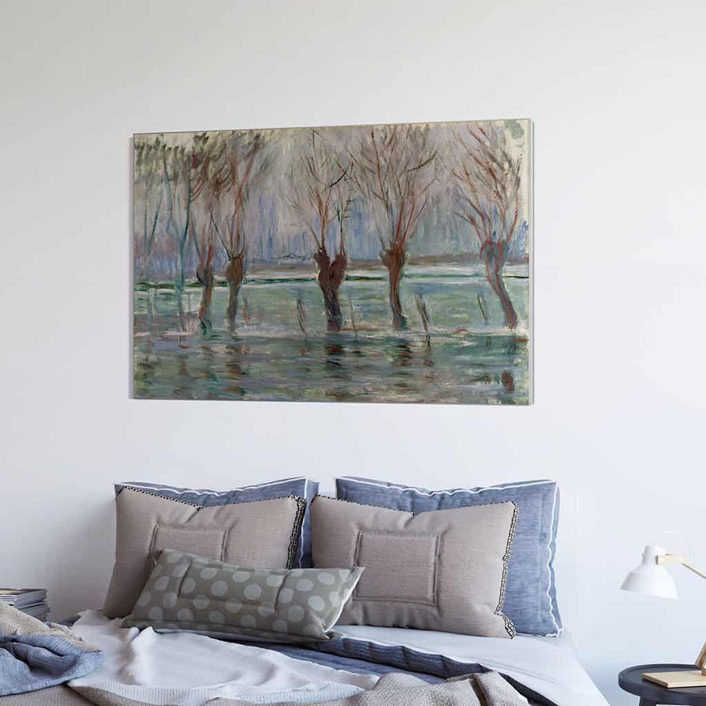 Overstromingswateren - Claude Monet