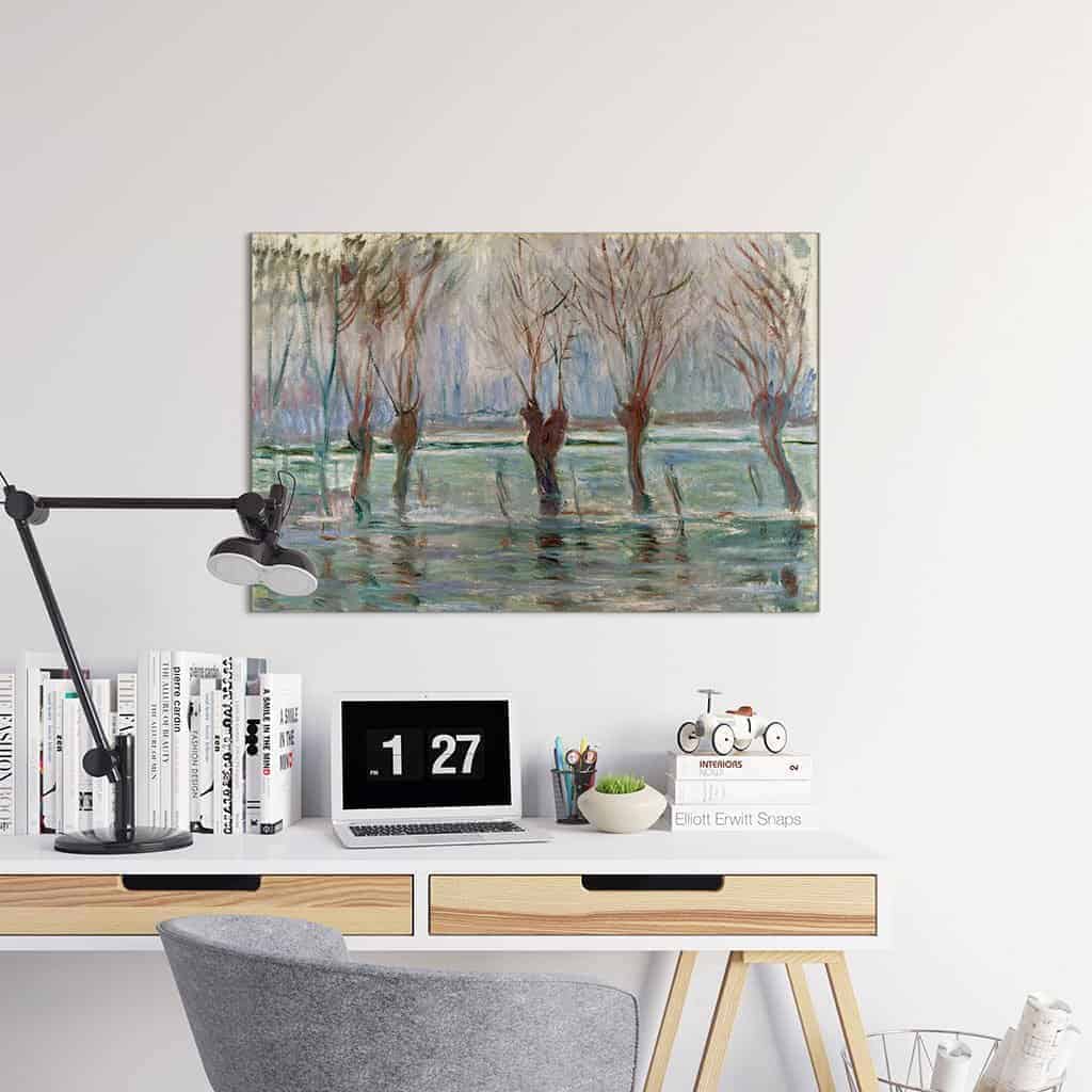 Overstromingswateren - Claude Monet
