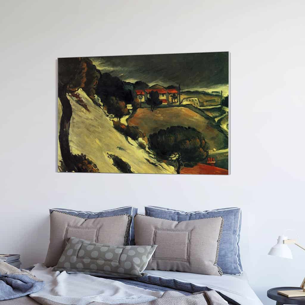 Estaque onder sneeuw (Paul Cezanne)