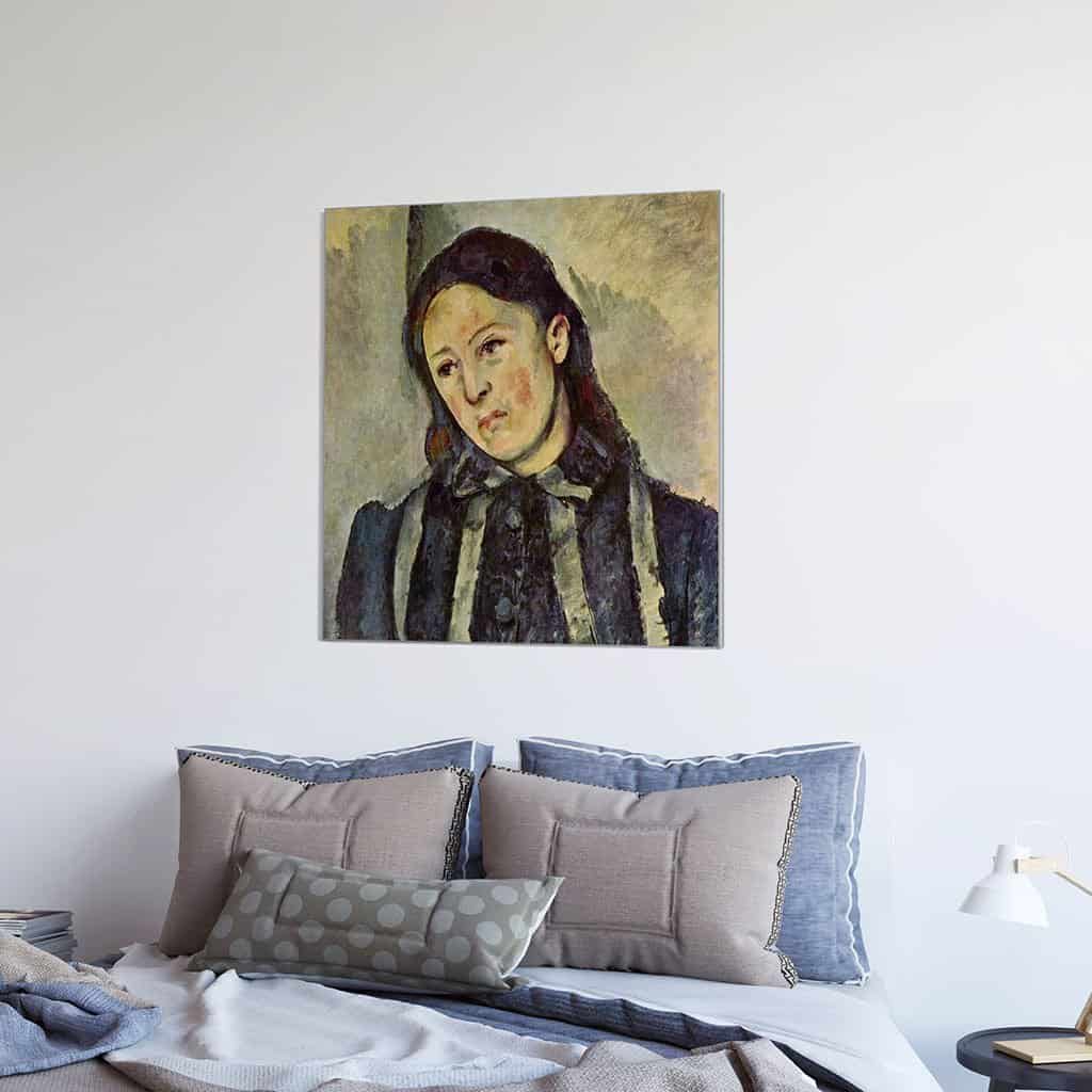 Madame Cezanne met ongebonden haar (Paul Cezanne)