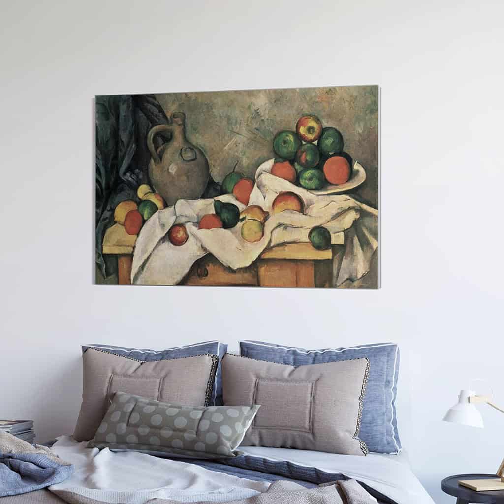 Rideau Cruchon et Compotier (Paul Cezanne)