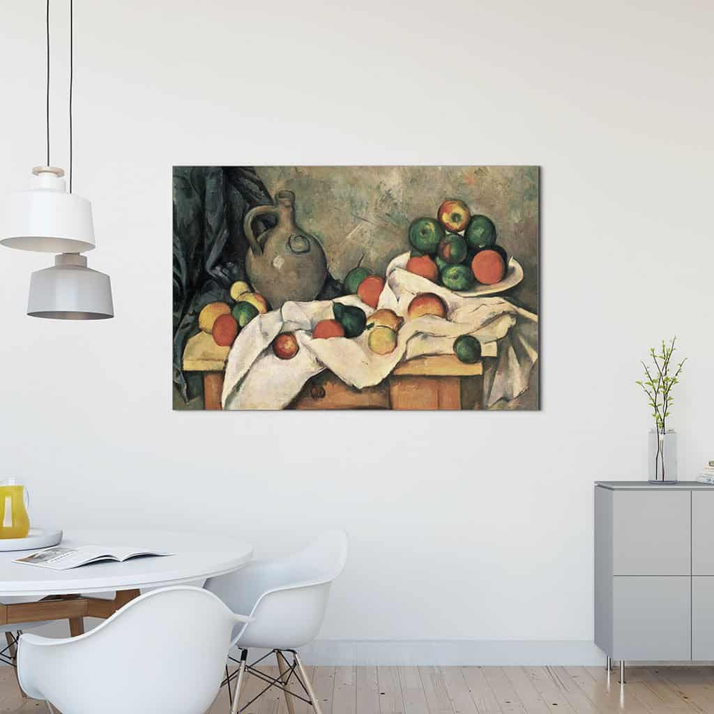 Rideau Cruchon et Compotier (Paul Cezanne)