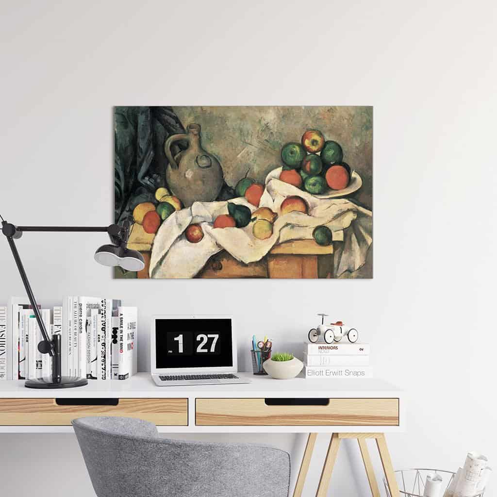 Rideau Cruchon et Compotier (Paul Cezanne)