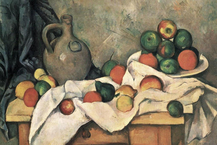 Rideau Cruchon et Compotier (Paul Cezanne)
