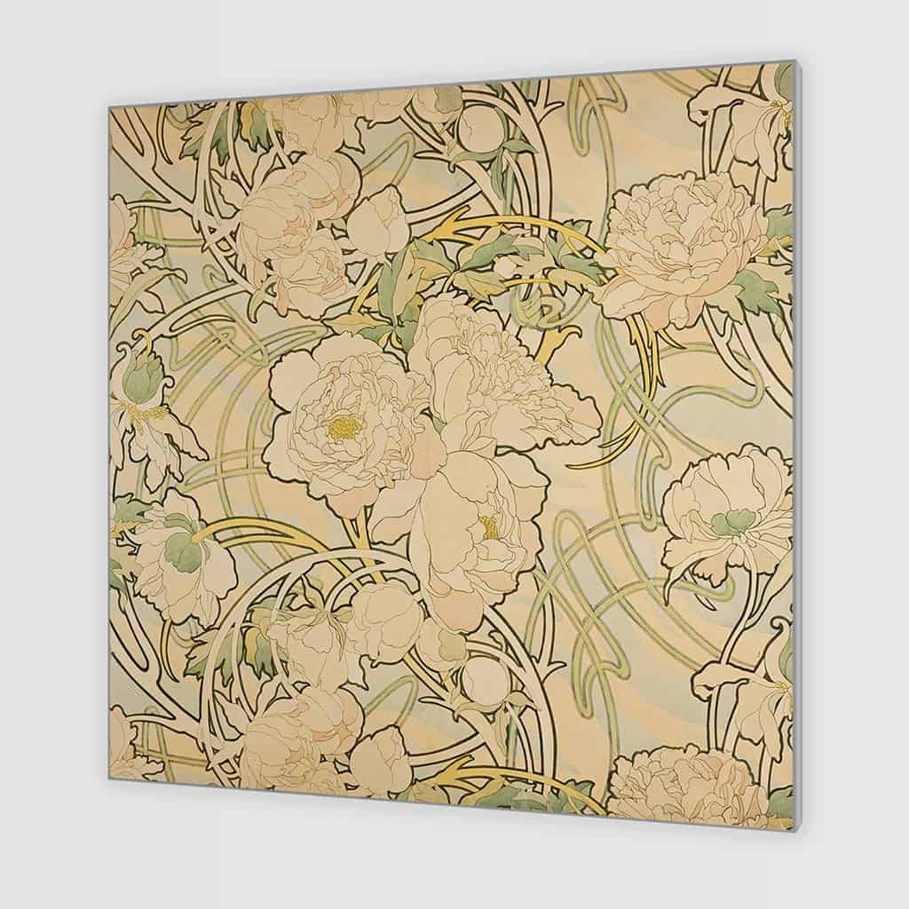 Pioenen - Alphonse Mucha