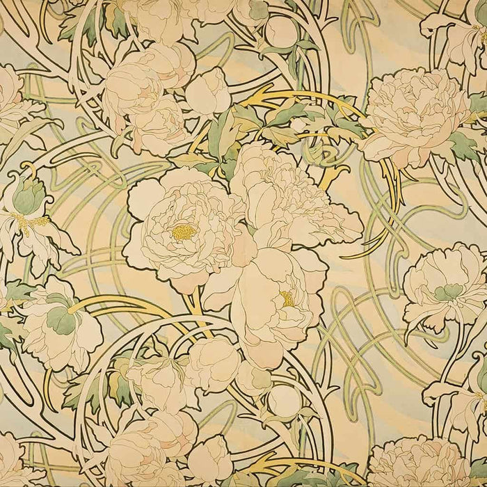 Pioenen - Alphonse Mucha