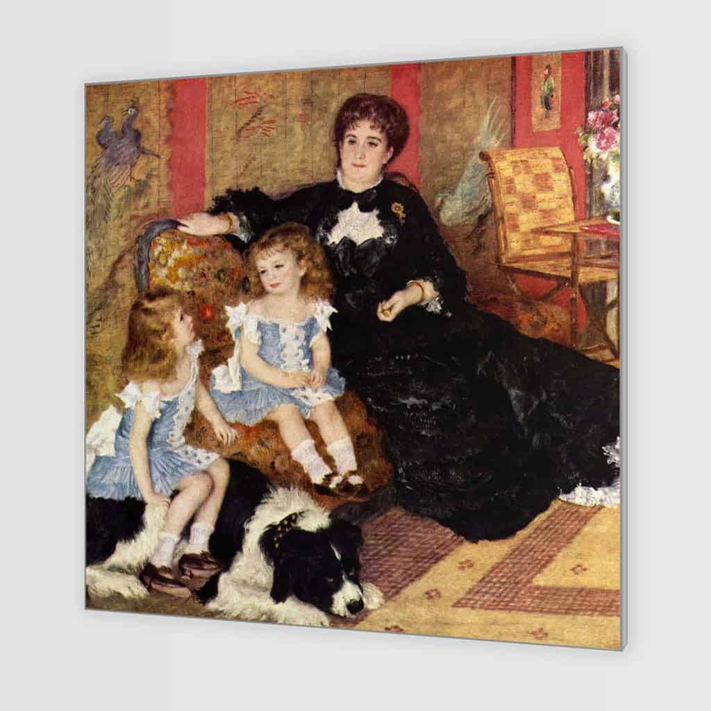 Portret van Mrs. Charpentier en haar kinderen (Pierre Auguste Renoir)