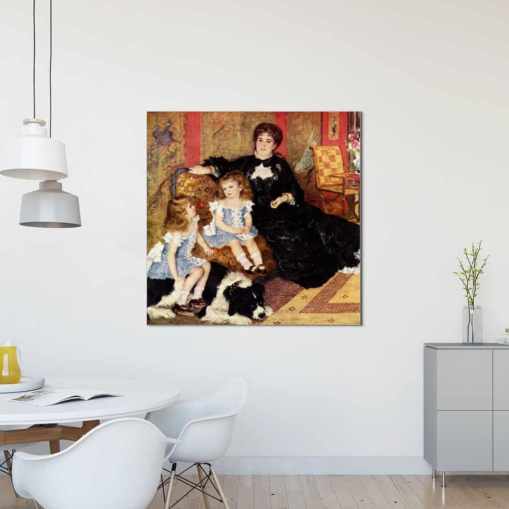 Portret van Mrs. Charpentier en haar kinderen (Pierre Auguste Renoir)
