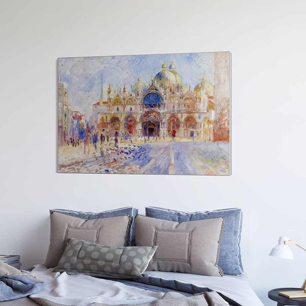 Het Piazza San Marco Venetië (Pierre Auguste Renoir)