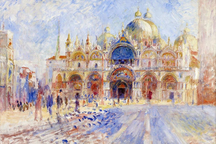 Het Piazza San Marco Venetië (Pierre Auguste Renoir)