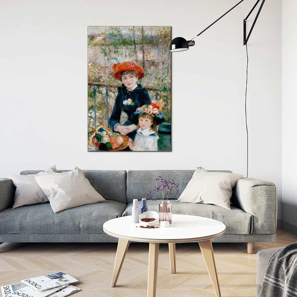 De twee zussen op het terras (Pierre Auguste Renoir)