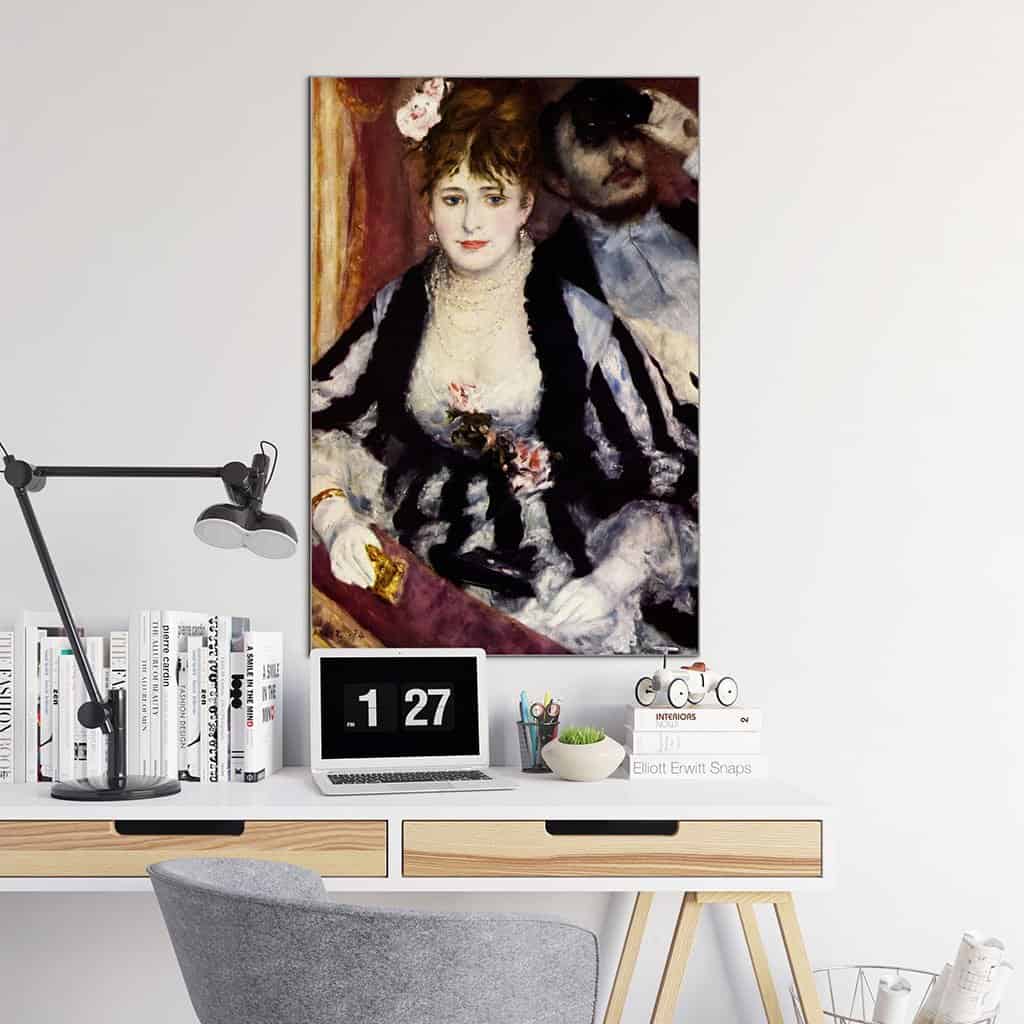 De Theaterbox (Pierre Auguste Renoir)