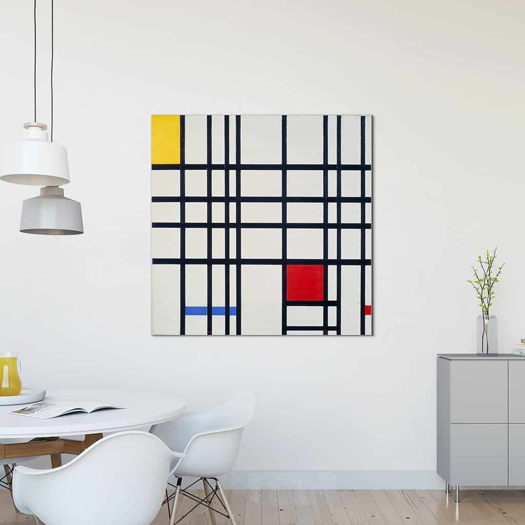 Compositie met geel, blauw en rood (Piet Mondriaan)