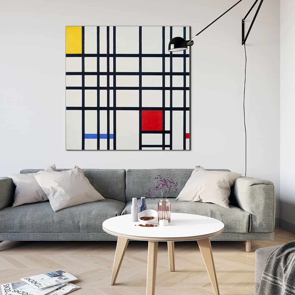 Compositie met geel, blauw en rood (Piet Mondriaan)