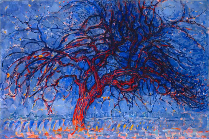 Evening Red Tree (Piet Mondriaan)