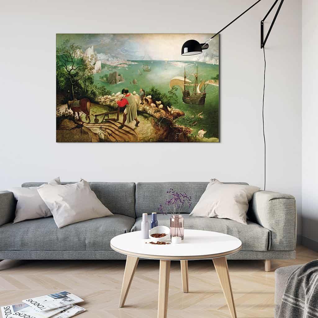 Landschap met de val van Icarus - Pieter Bruegel de oude