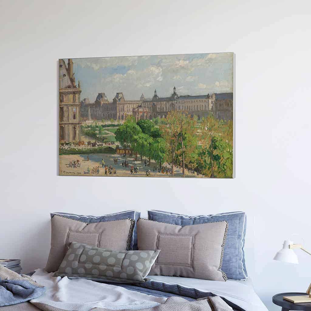 Place du Carrousel Parijs - Camille Pissarro