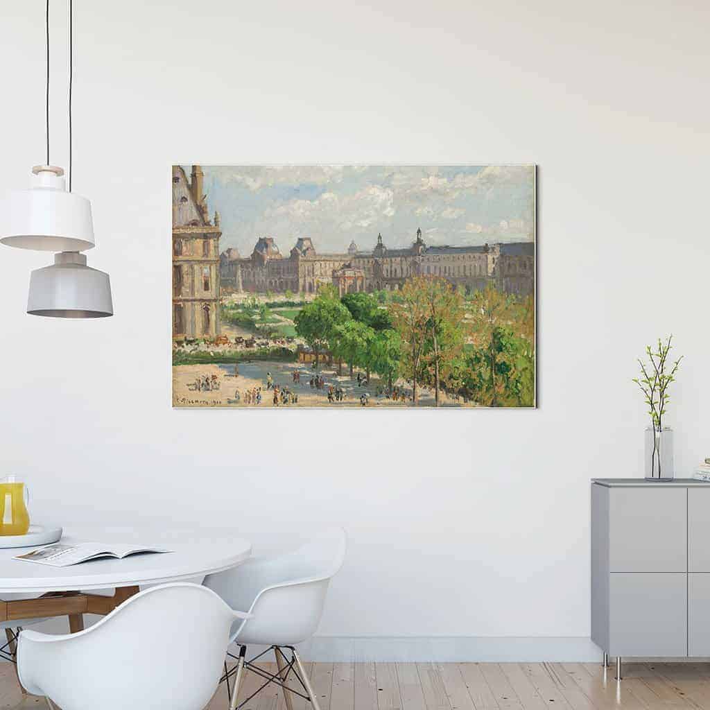 Place du Carrousel Parijs - Camille Pissarro