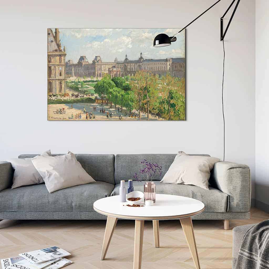 Place du Carrousel Parijs - Camille Pissarro