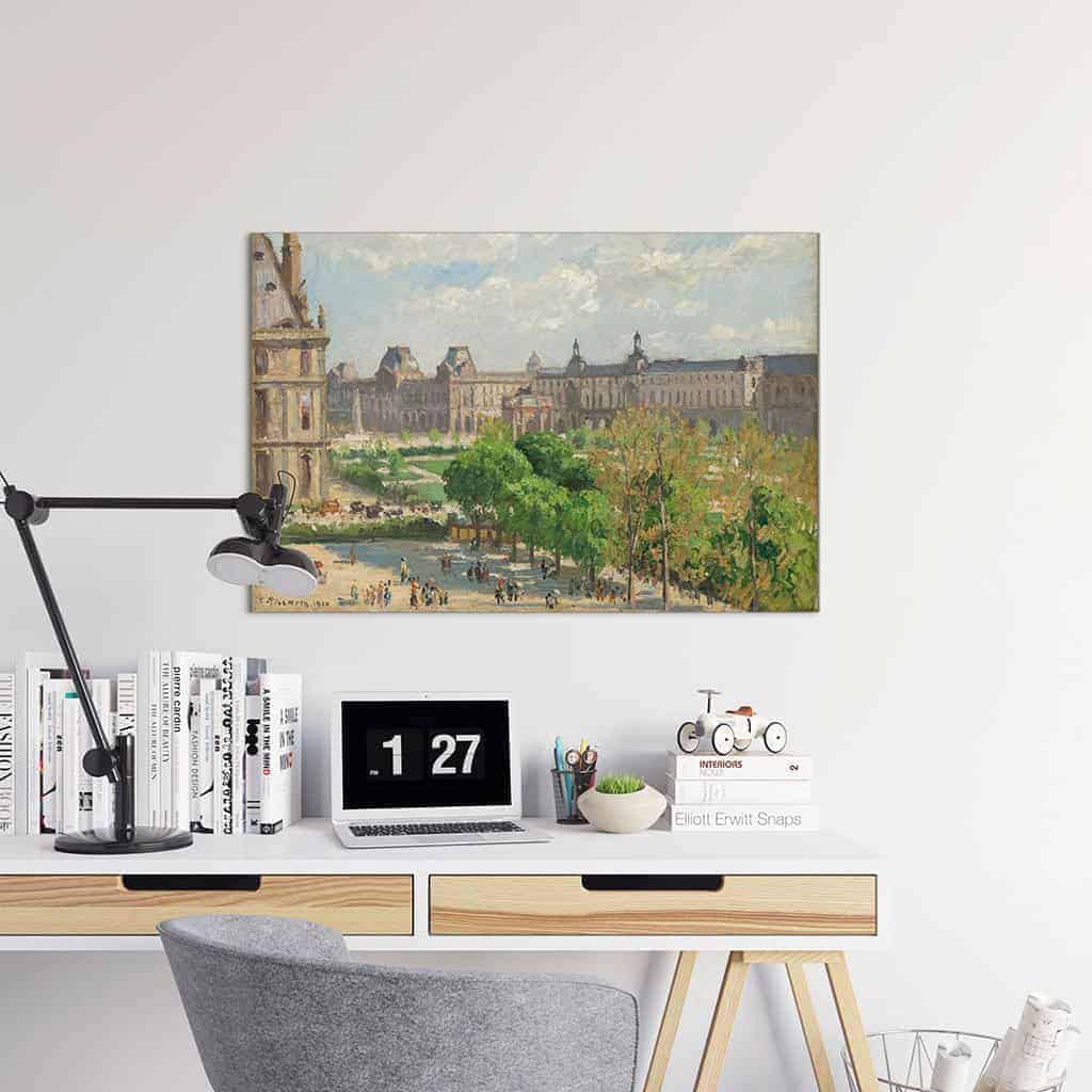 Place du Carrousel Parijs - Camille Pissarro