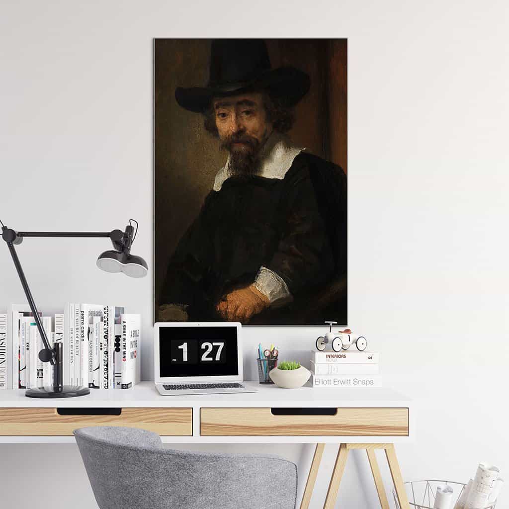 Portret van Dr. Ephraim Bueno (Rembrandt)
