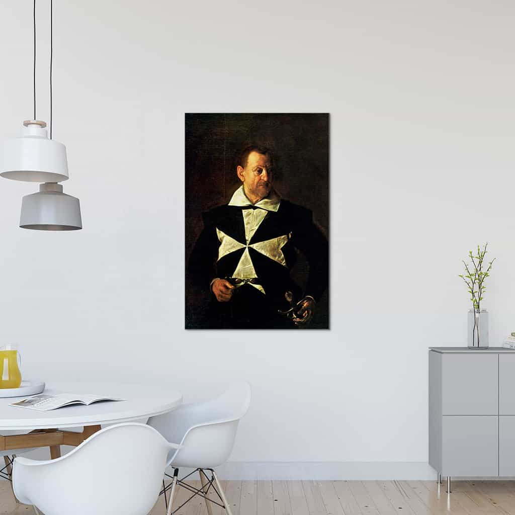 Portret van Fra Antionio Martelli (Caravaggio)