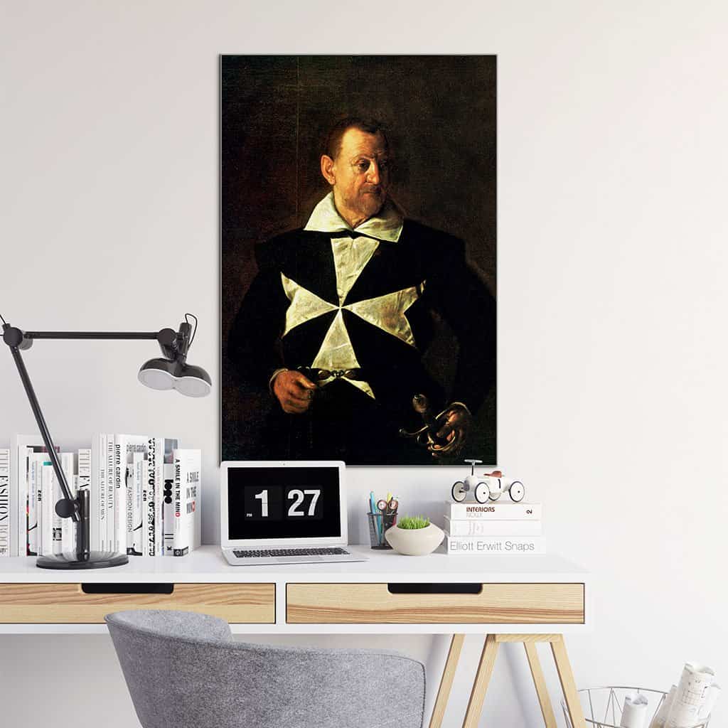 Portret van Fra Antionio Martelli (Caravaggio)