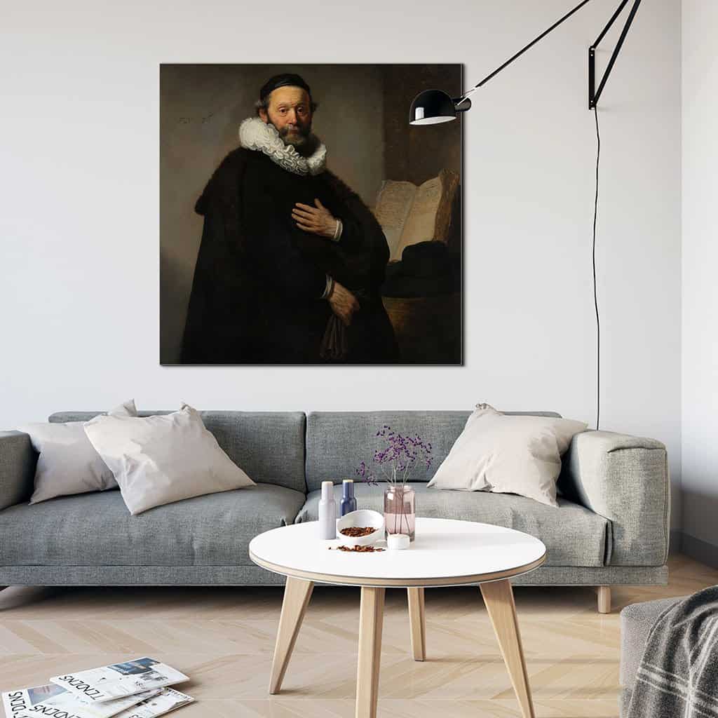 Portret van Johannes Wtenbogaert (Rembrandt)