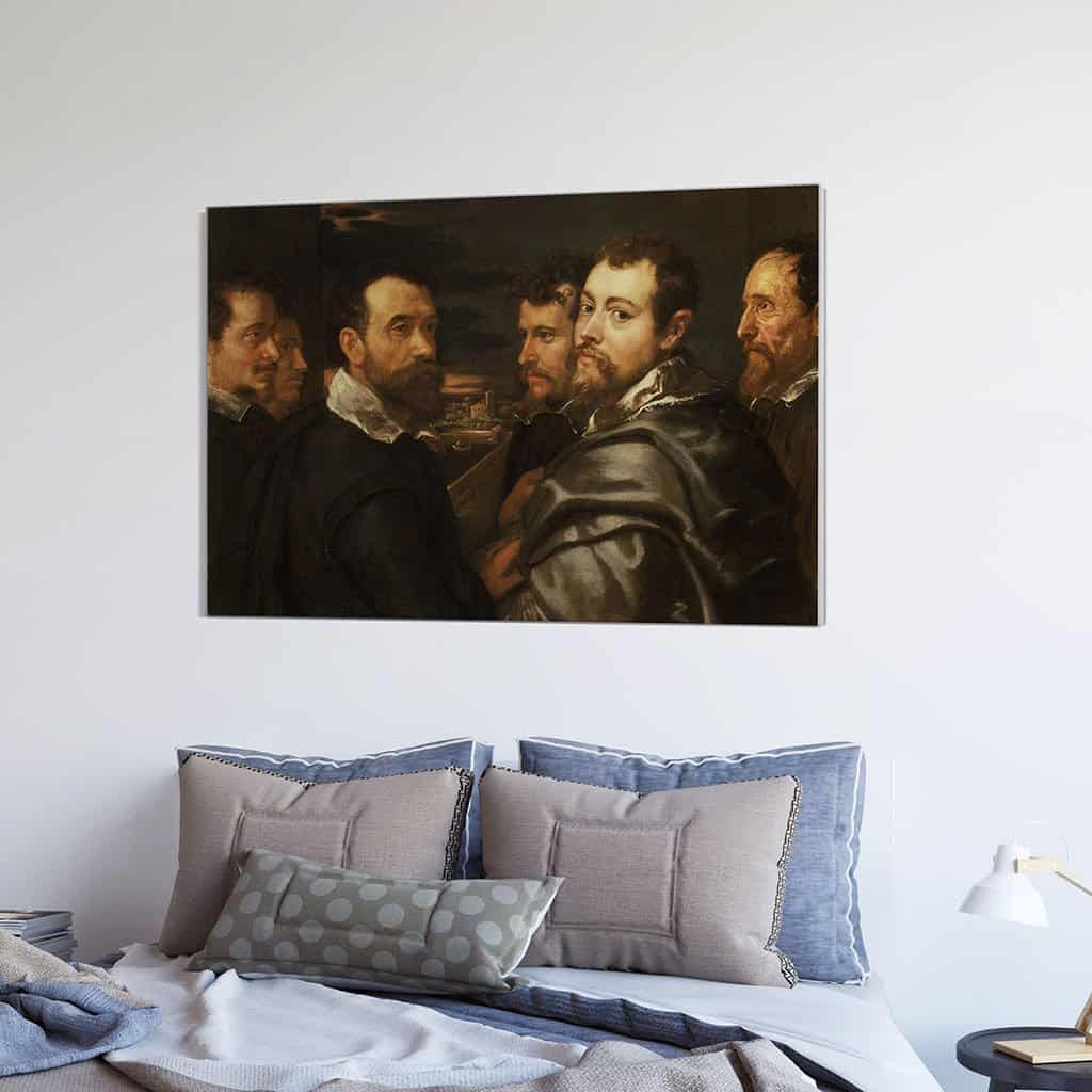 Portret in een kring van vrienden uit Mantua (Peter Paul Rubens)