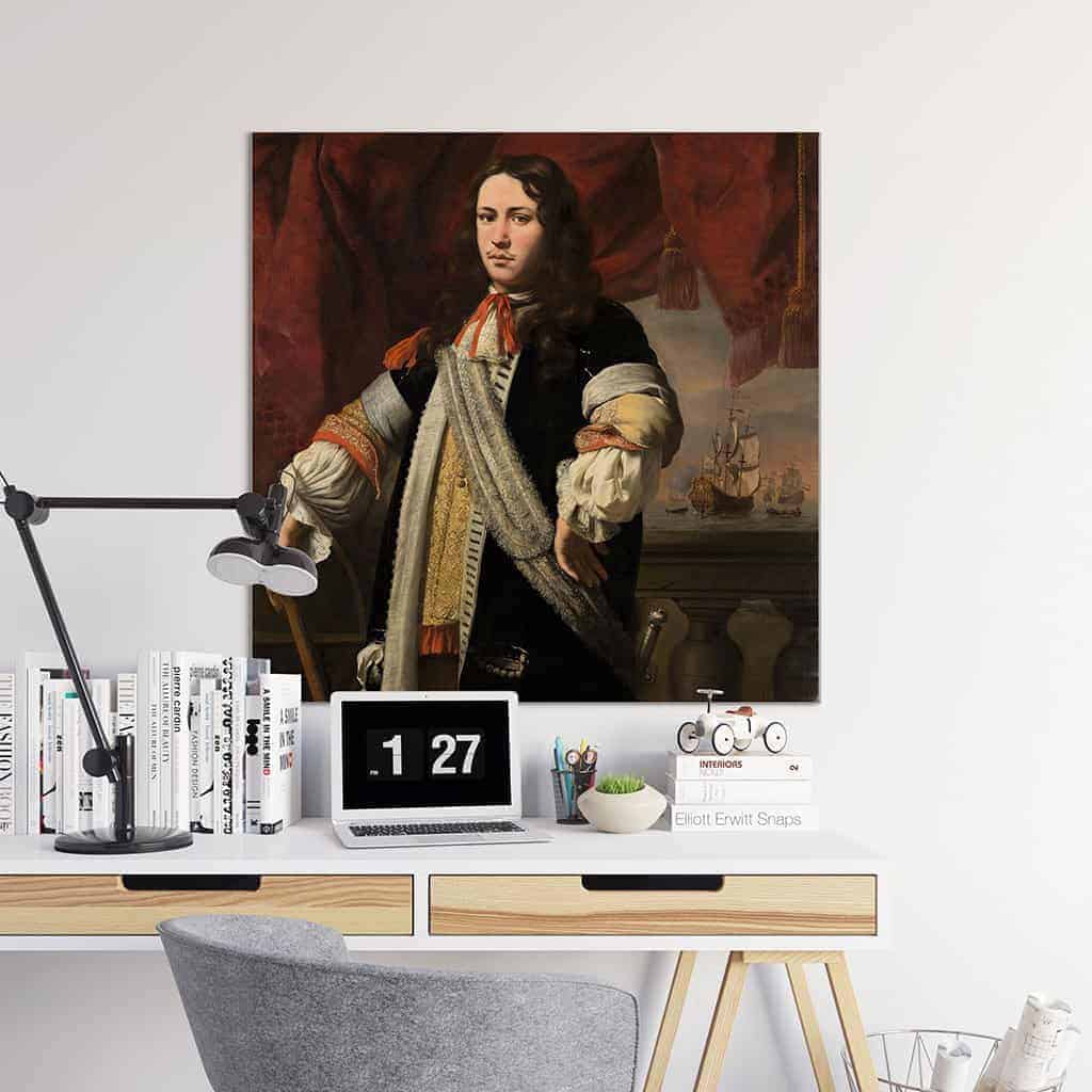 Portret van Engel de Ruyter - Ferdinand Bol