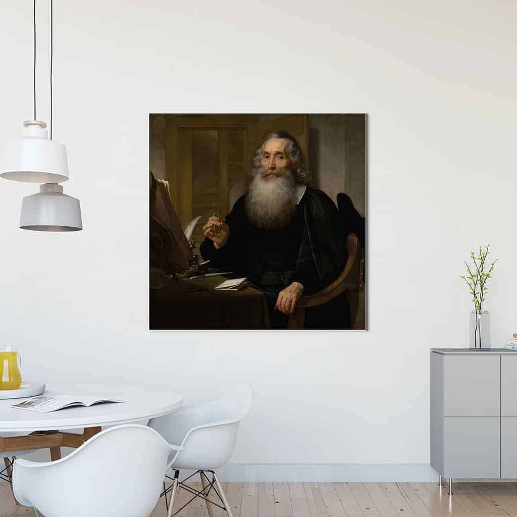 Portret van Petrus Scriverius - Bartholomeus van der Helst