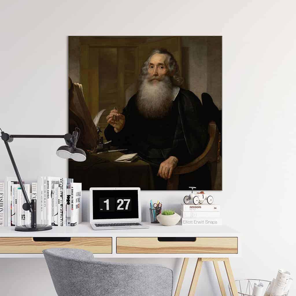 Portret van Petrus Scriverius - Bartholomeus van der Helst