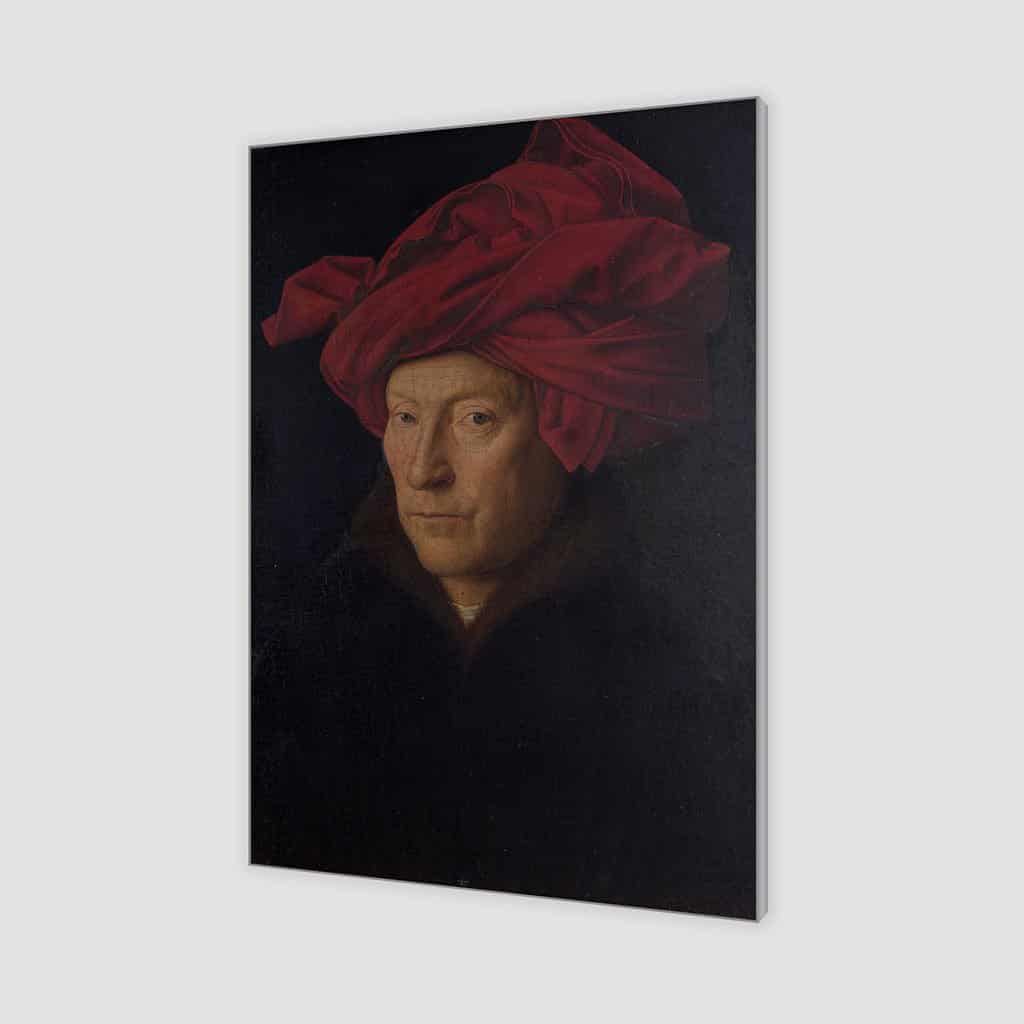 Portret van een Mens in een Tulband (Jan van Eyck)