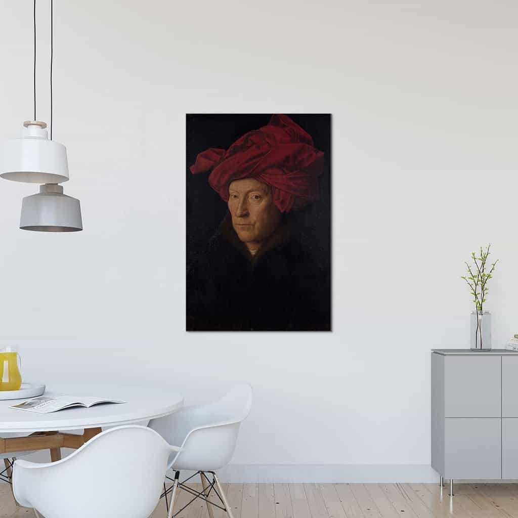 Portret van een Mens in een Tulband (Jan van Eyck)