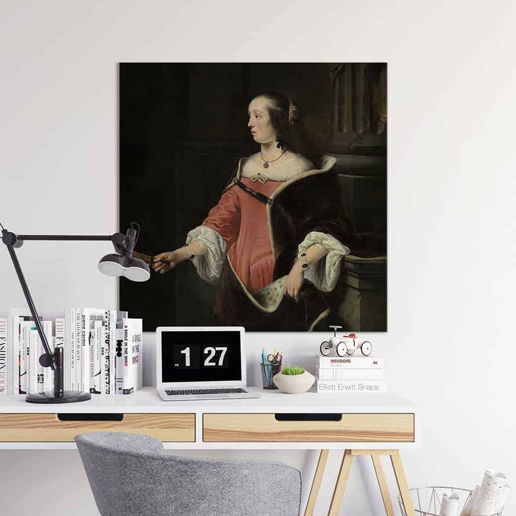 Portret van een dame - Ferdinand Bol
