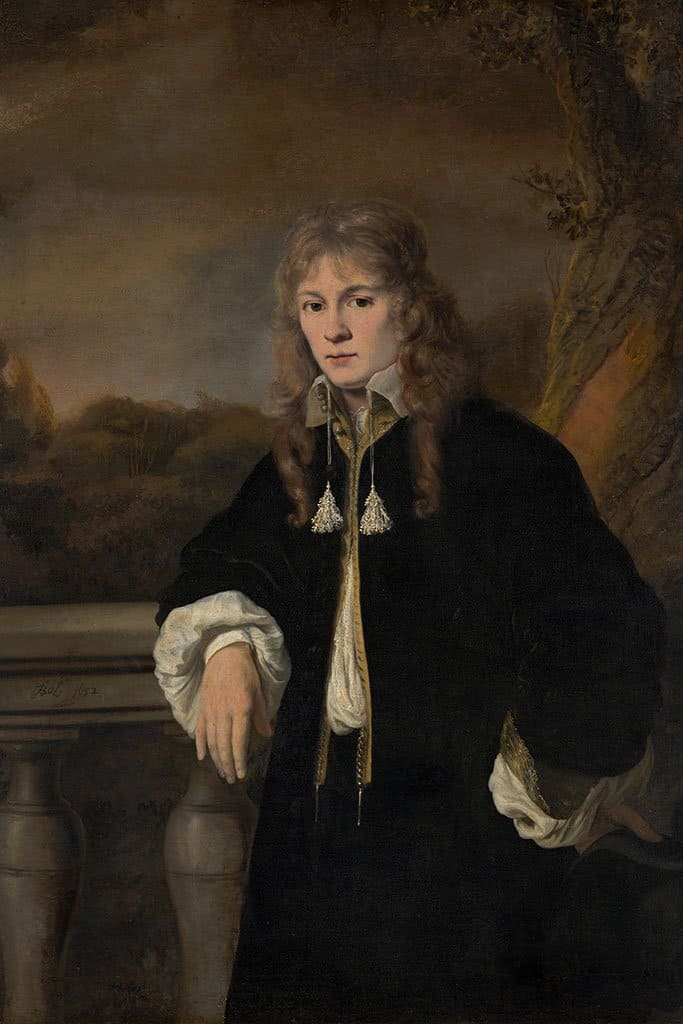 Portret van een jonge man vermoedelijk Louis Trip junior - Ferdinand Bol