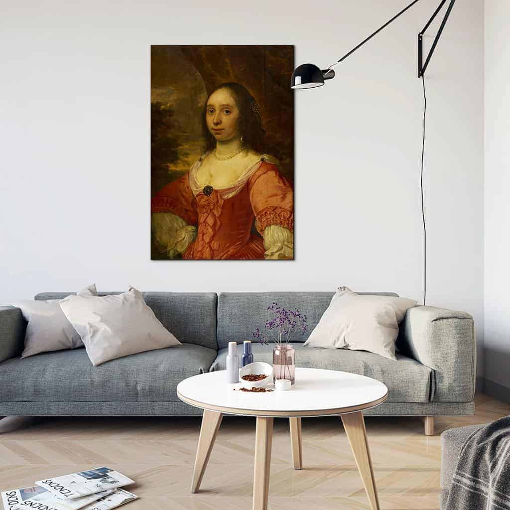 Portret van een vrouw ll - Bartholomeus van der Helst