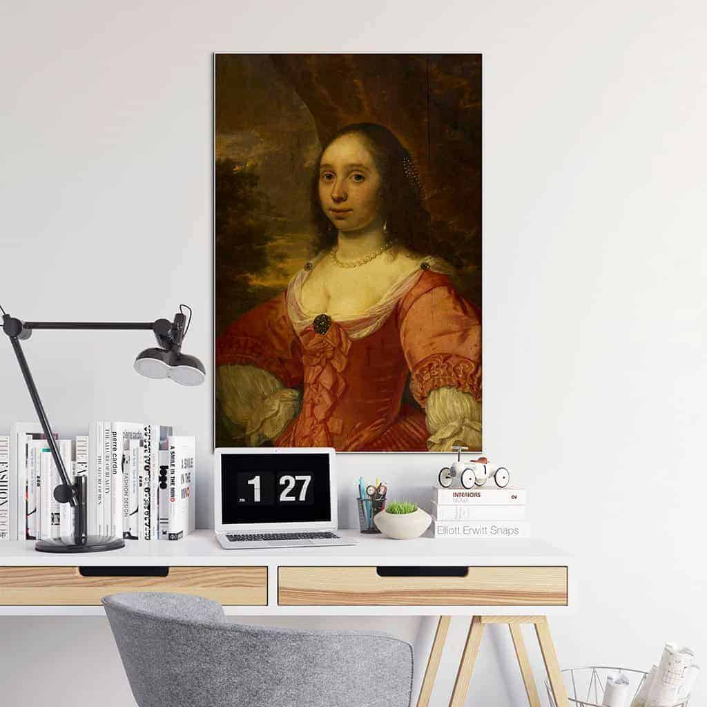 Portret van een vrouw ll - Bartholomeus van der Helst