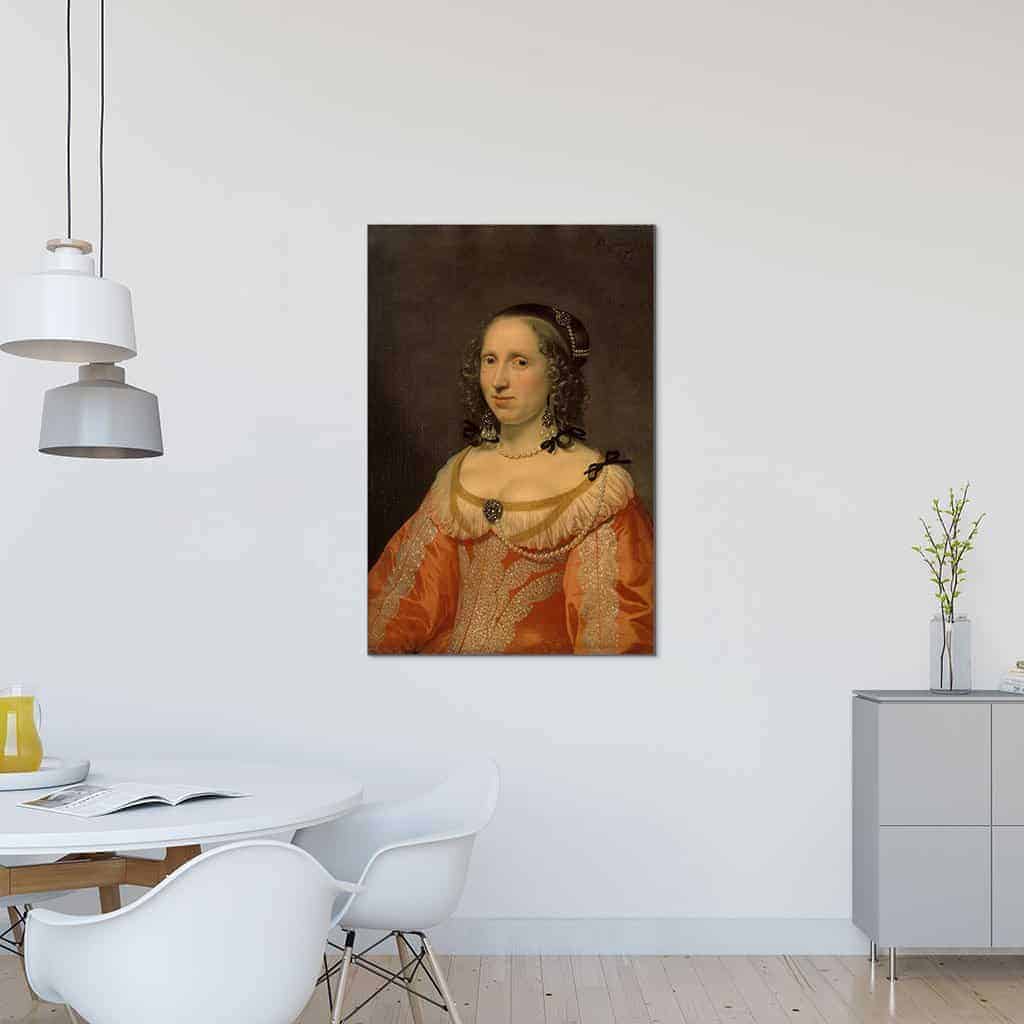 Portret van een vrouw - Bartholomeus van der Helst
