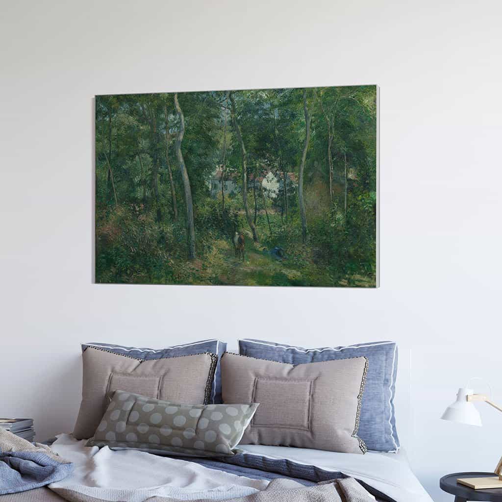 Rand van het bos Bij L Hermitage Pontoise - Camille Pissarro