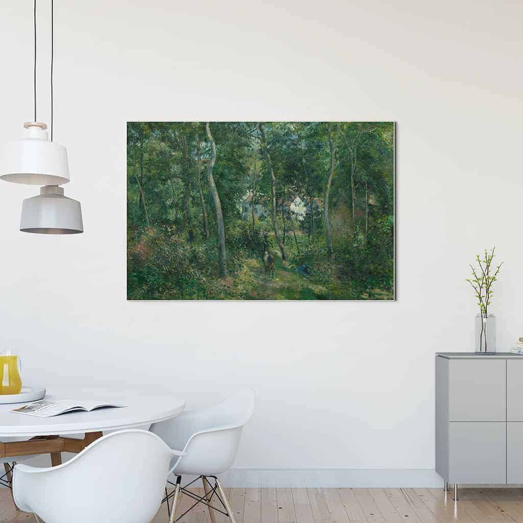 Rand van het bos Bij L Hermitage Pontoise - Camille Pissarro