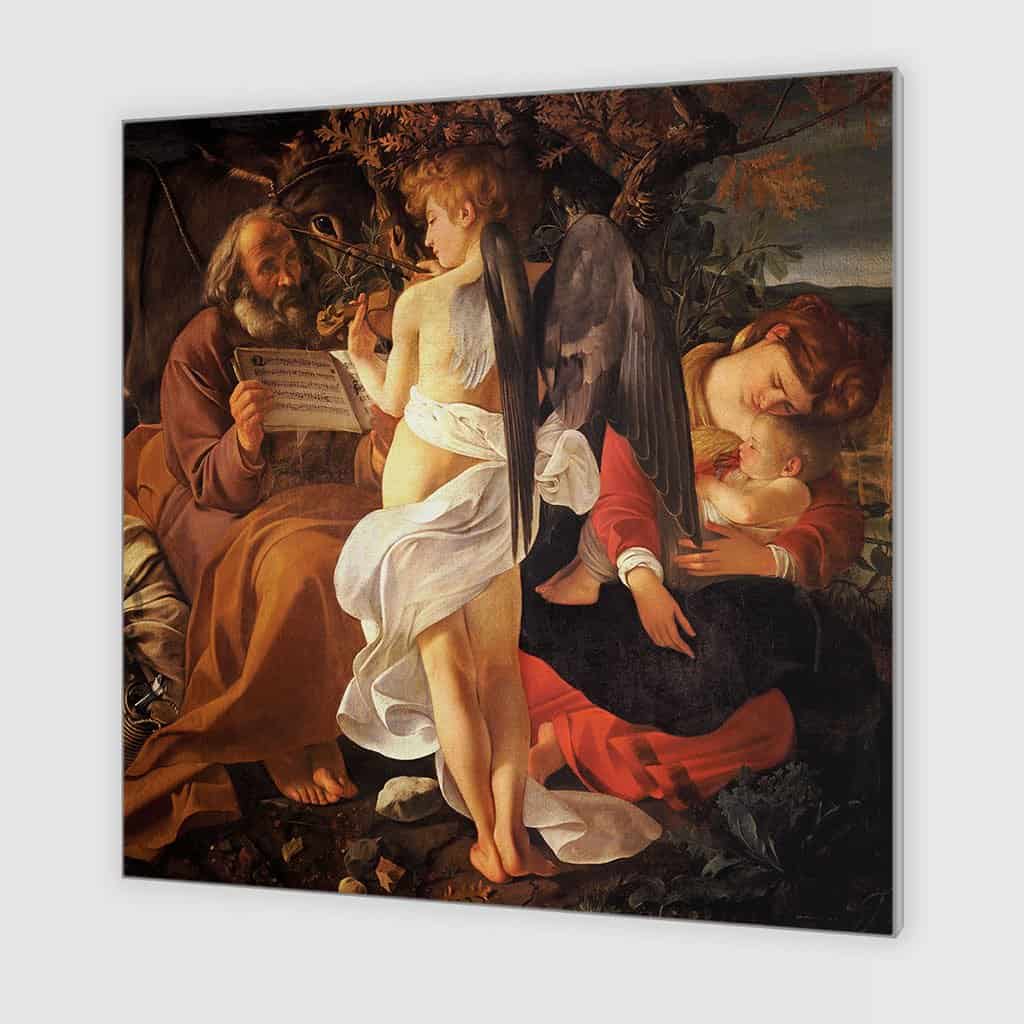 Rust op de vlucht naar Egypte (Caravaggio)