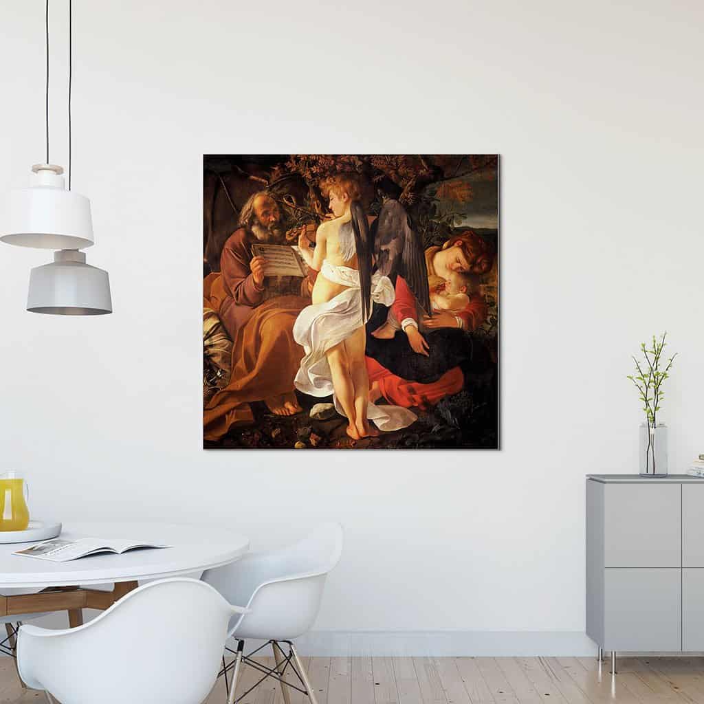 Rust op de vlucht naar Egypte (Caravaggio)